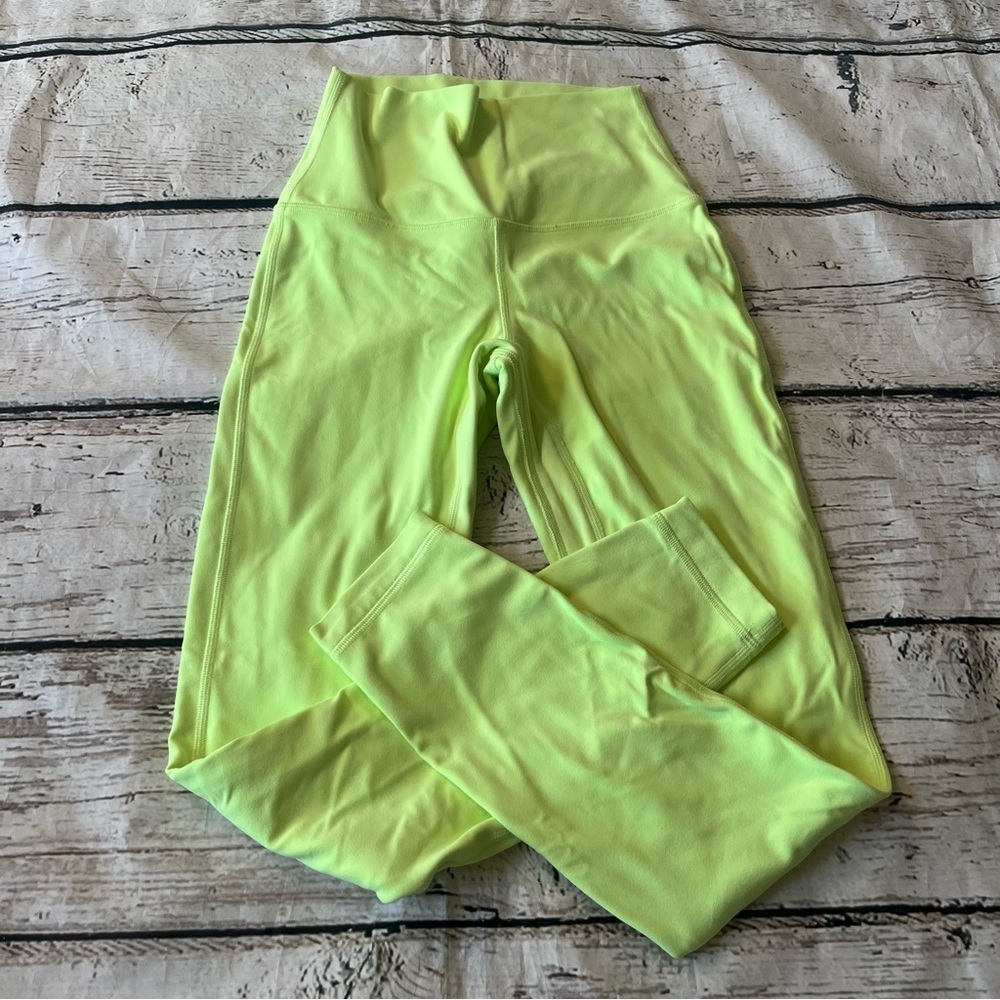 Lululemon Align Lime Green Leggings Size 2 - Picture 1 of 7